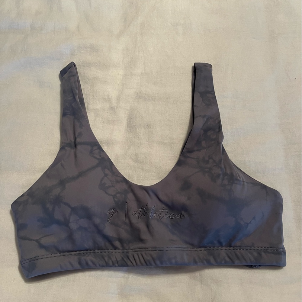 G-Athletica Gray/bue Tie-Dye Sports Bra